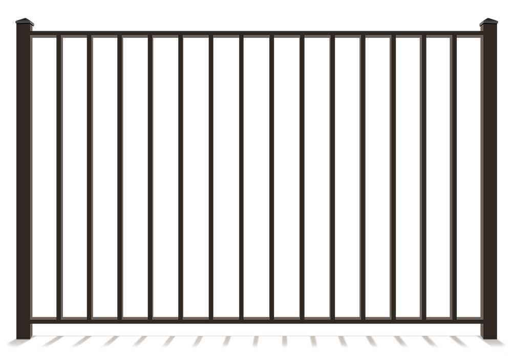 2 rail aluminum fence contractor in St. John Indiana