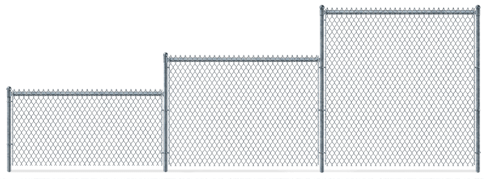 Residential Chain Link fence height options St. John Indiana