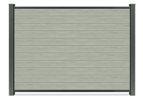 Full privacy composite fence in St. John Indiana