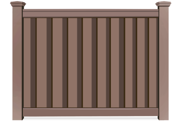 Trex composite fence in St. John Indiana