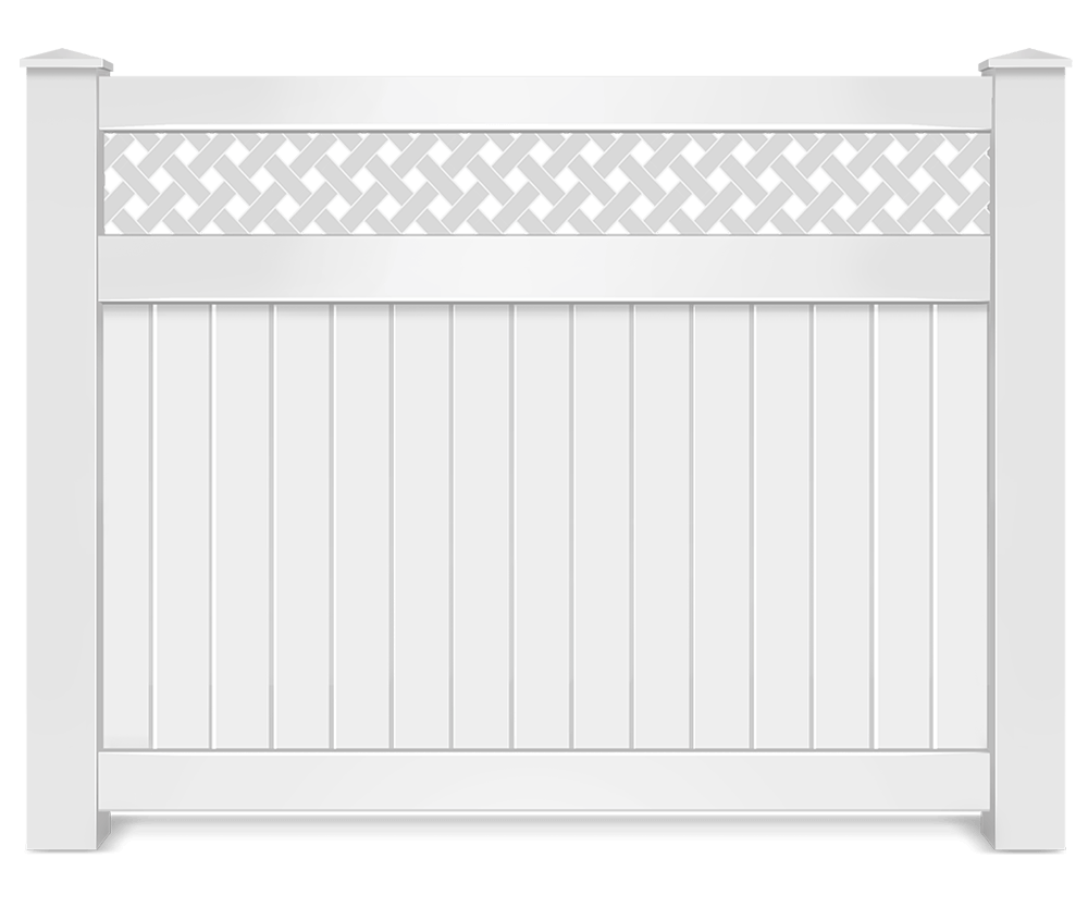 Vinyl decorative fence contractor in St. John Indiana