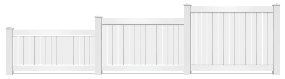 Residential Vinyl fence height options St. John Indiana