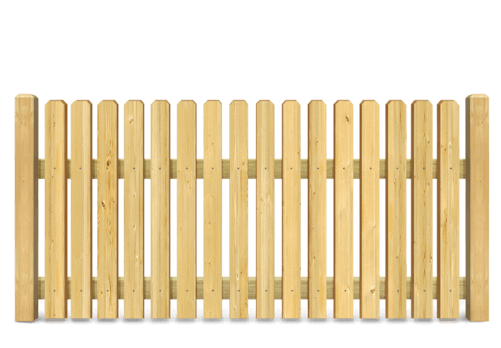 Residential Picket wood fence in St. John Indiana
