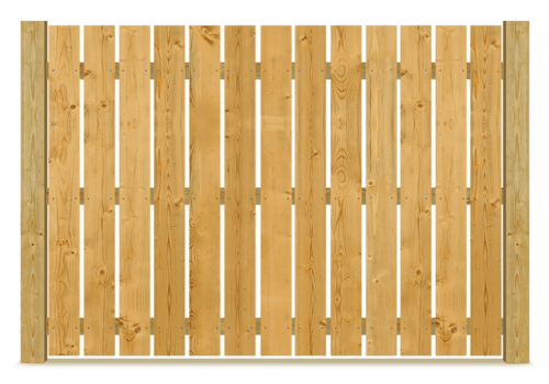 Spaced Picket wood fence in St. John Indiana