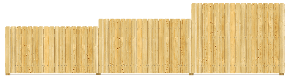 Residential Wood fence height options St. John Indiana