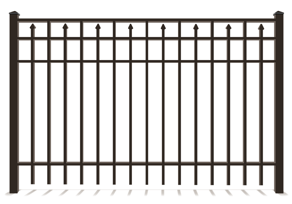 Flat Top Ornamental Iron Fence Company in St. John Indiana
