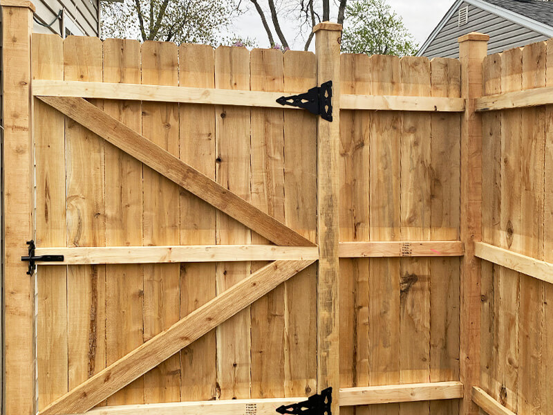 Residential Walk gate in the St. John Indiana area.