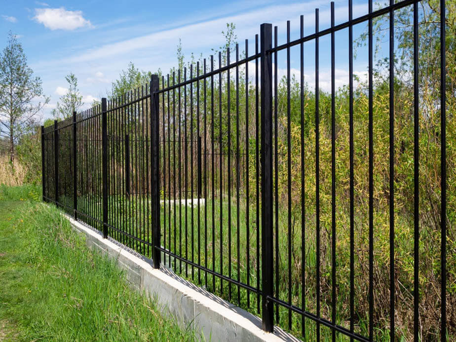 Ornamental steel fence contractor in St. John Indiana