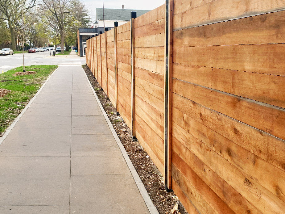 Wood fence contractor in St. John Indiana