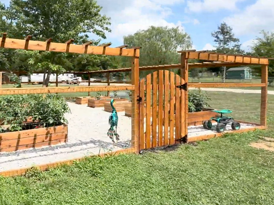 Custom Gardens in the St. John Indiana area.